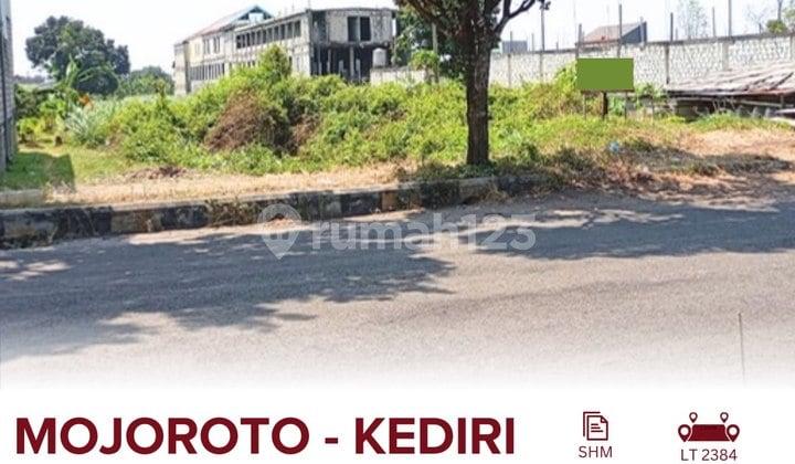 Jual Tanah Pinggir Jalan Di Mojoroto Kediri Dekat Gor Jayabaya