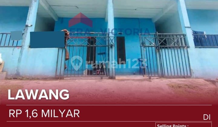 Rumah Kos Aktif Jual Area Lawang Lokasi Tenang dan Aman Akses Mudah Dekat Pasar Lawang, Pondok Pesantren Cocok untuk Investasi