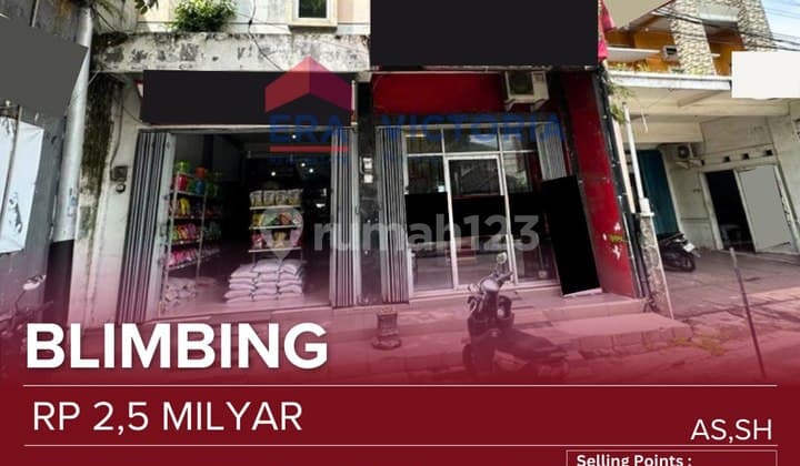 Ruko Jual Lokasi Poros Jalan Raya, Startegis, Pusat Bisnis Akses Jalan Lebar Lingkungan Ramai Usaha Cocok untuk Segala Bentuk Usaha