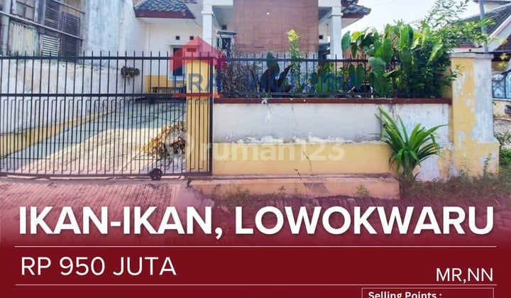 Rumah Pojok Lokasi Dekat Smpn 11, Sdn Tunjungsekar, Kantor Kelurahan Tunjungsekar, Pusat Kuliner Sudimoro, Sma Sabilillah, Kuliner Soekarno Hatta
