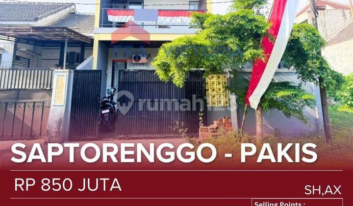 Rumah Jual Dalam Perumahan Nyaman, Aman Lokasi Dekat Bandara Abd Seleh, Exit Tol Paksi. Ada Kitchen Set, Ac. Lantai 2 Bisa Pengembangan 2 Kamar 1 Kamar Mandi