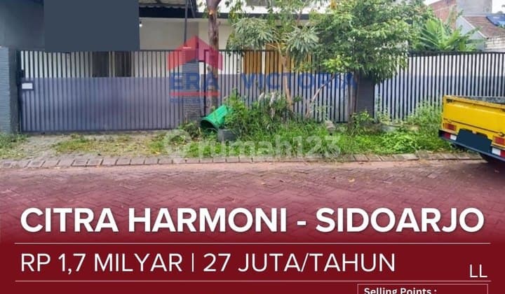 Rumah Jual Sewa Siap Huni Dalam Perumahan One Gate System,Keamanan 24 Jam Kawasan Tenang dan Nyaman Dekat Jalan Provinsi Krian-Taman, Spbu. Semi Furnished (Ac 1 Unit, Sofa)