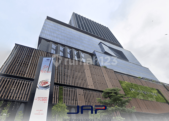Sewa Kantor Trembesi Tower Luas 386 m2 Bare Tangerang Akses Toll