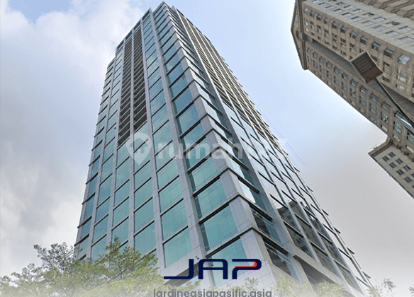 Sewa Kantor Grand Slipi Tower 109 m2 Bare Jakarta Barat Akses Tol