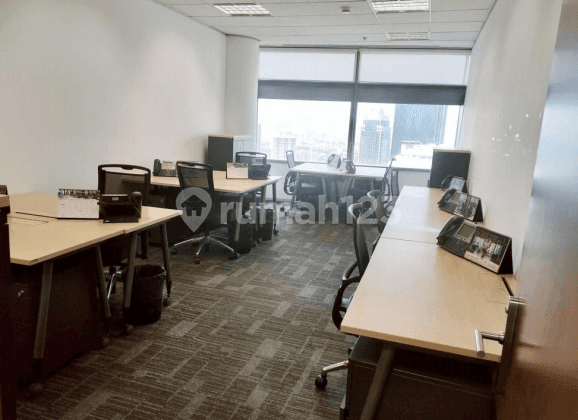 Kantor Unit Furnished 8 Pax di Sampoerna Strategic Dekat MRT