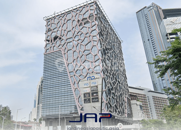 MD Place Office Rental 270 m2 Bare Area Kuningan Near LRT Access
