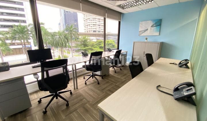 Sewa Kantor Unit Furnished 8 Pax di WTC 5 Sudirman Dekat MRT