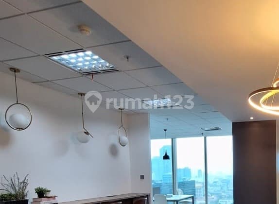 Kantor Unit Furnished 4 Pax di Lippo Thamrin Dekat MRT
