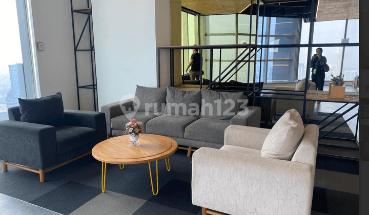 Furnished 4-Person Office Unit for Rent at SMBC Mega Kuningan Tower