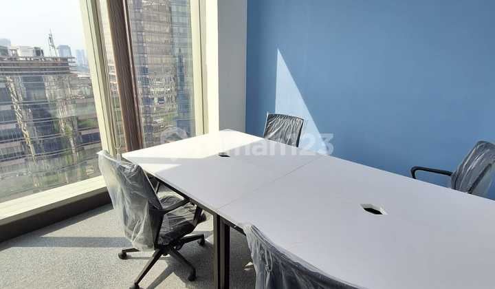 Furnished 3 Pax Office Unit at Lippo Thamrin Near MRT