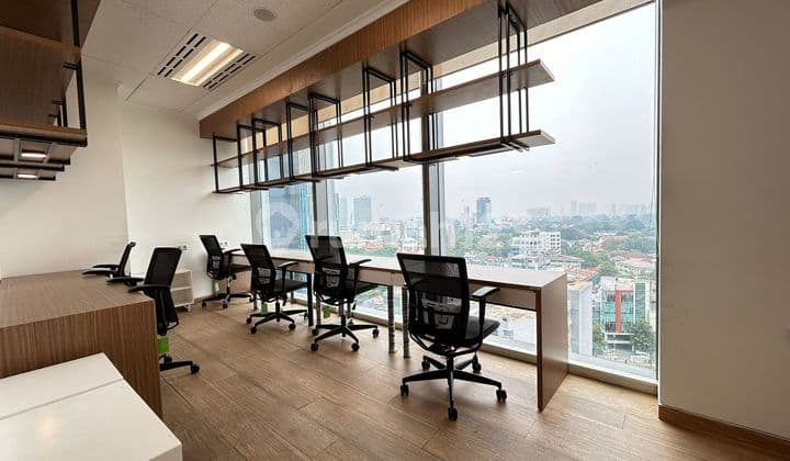 Kantor Unit Furnished 6 Pax di Mnc Tower Lokasi Strategis