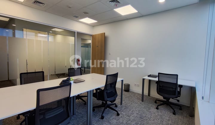 Kantor Unit Furnished 8 Pax di Kensington Jakarta Dekat Mall