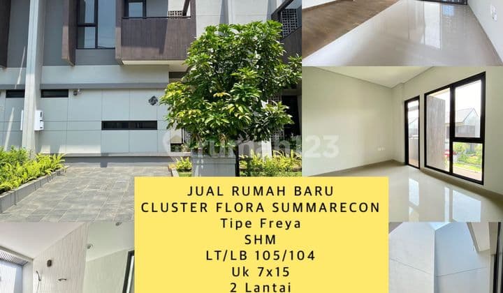 Jual Rumah Cluster Flora Summarecon Bandung