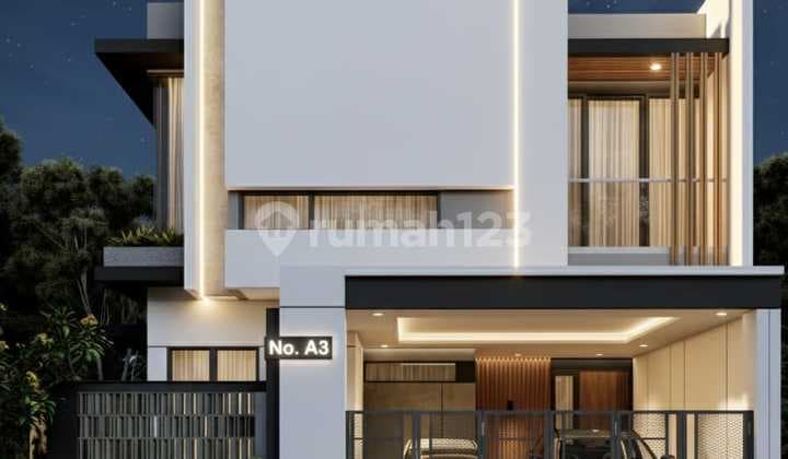 Langka!! Rumah 2 Lantai Baru Gress Modern Minimalis Darmo Permai Selatan