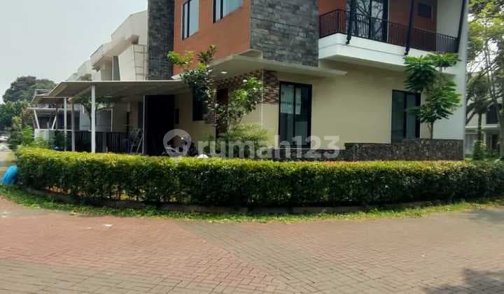 Dijual rumah modern minimalis di eminent bsd bangunan bagus siap huni