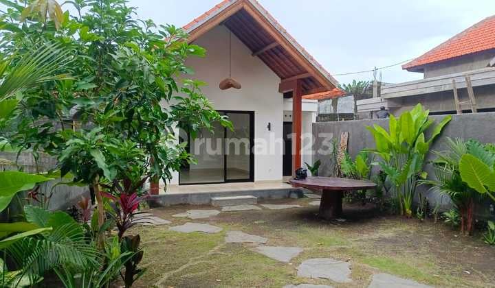 Yearly Rent Brand New Villa 2 Bedrooms With Spacious Garden Unfurnished In Kerobokan