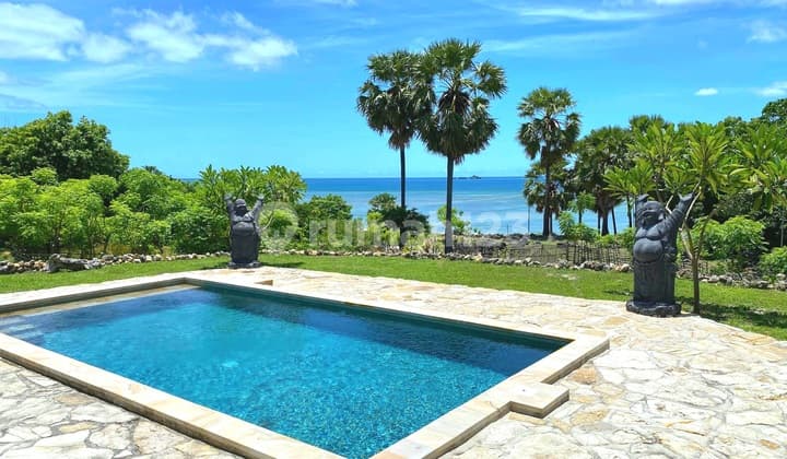 Amazing Beachfront Villa 3 Bedrooms Furnished With Ocean View In Rote Ndao Ntt
