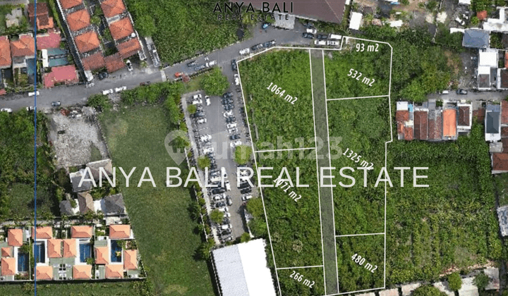 Tanah Kavling 2,66 Are Lingkungan Villa dan Hotel di Seminyak Kerobokan Bali