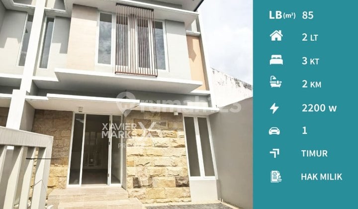 Rumah Baru 2 Lantai Siap Huni di Jl. Ikan-Ikan, Lowokwaru Malang