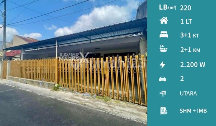 Rumah Klasik Siap Huni di Jalan Pulau-Pulau, Klojen Malang