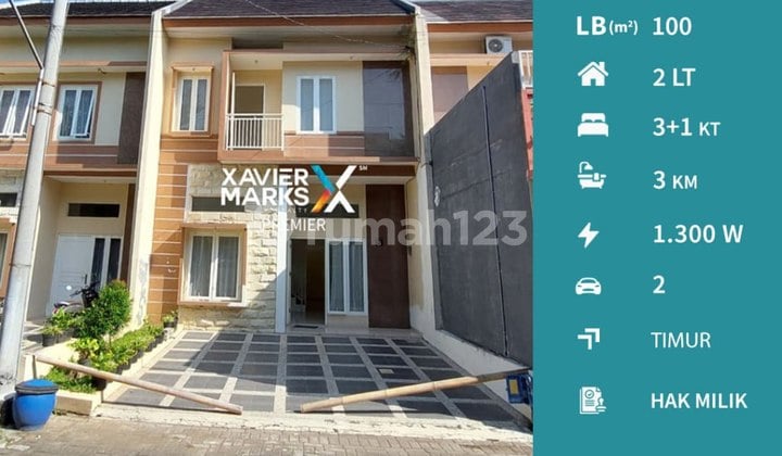 Rumah 2 Lantai Berlokasi di Cluster Cengger Ayam Lowokwaru Malang