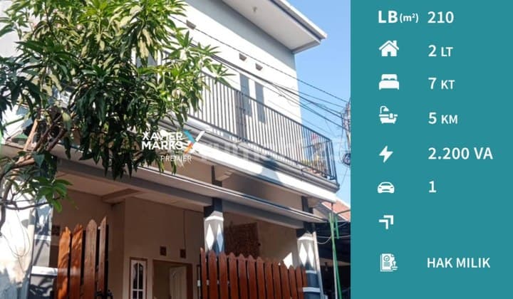 Rumah Kost 2 Lantai di Perumahan Sawojajar Kedungkandang Kota Malang