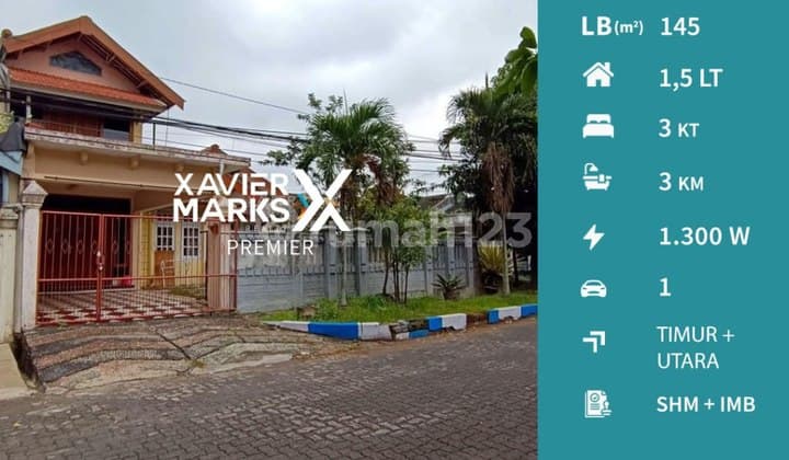Rumah Lokasi Strategis Hook di Pondok Blimbing Indah Araya Malang