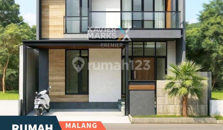 Rumah Baru Tema Design Modern Industrial di Cluster Golf, Kota Araya Malang