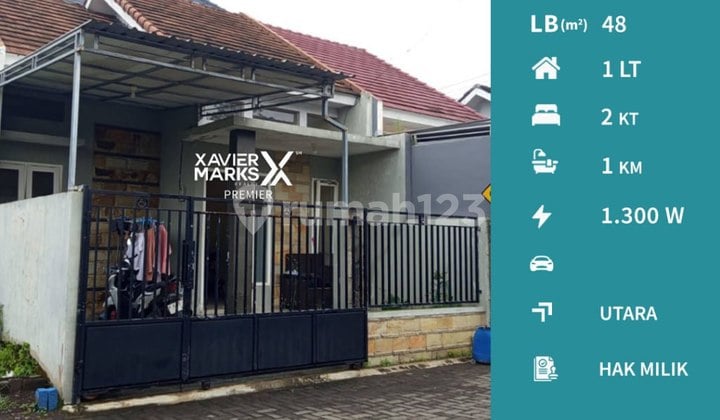 Rumah Minimalis 1 Lantai Lokasi Strategis di Perumahan Bandara Pakis Malang