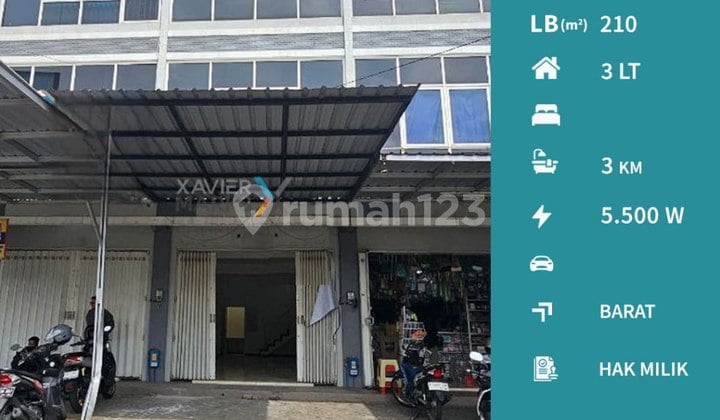Ruko di Poros Jalan Sigura-Gura, Lowokwaru Malang