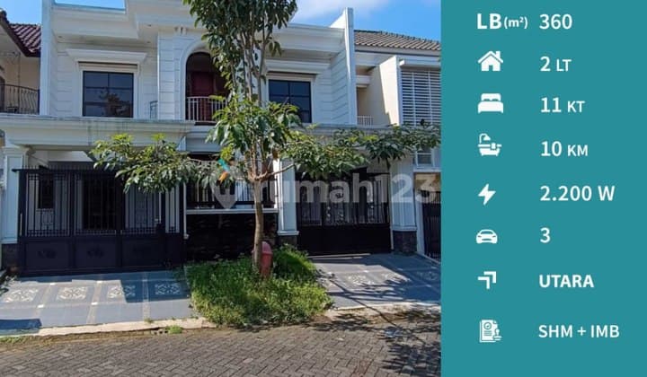 Rumah Desain Klasik di Araya Golf, Malang Cocok untuk Usaha Kost _558