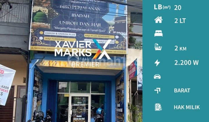 Ruko di Jalan Poros Panji Suroso Malang Kota Area Strategis