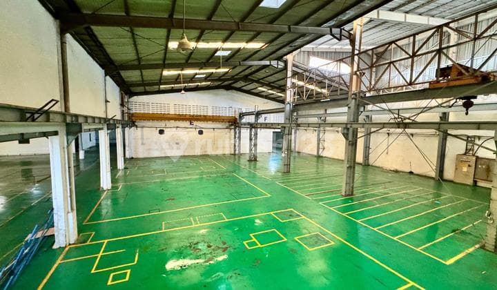 Gudang Pabrik Cikarang LB 2205m2, LT 2719m2 - Akses Kontainer dan Industri