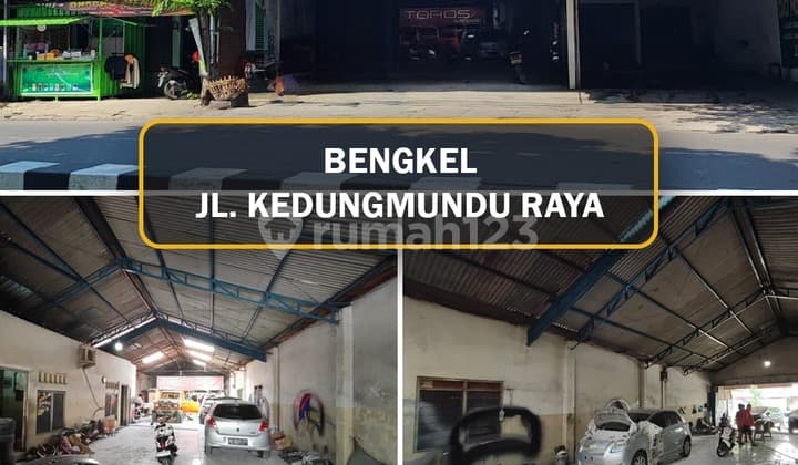 Ruang Usaha Ex Bengkel Siap Pakai di Kedungmundu Raya