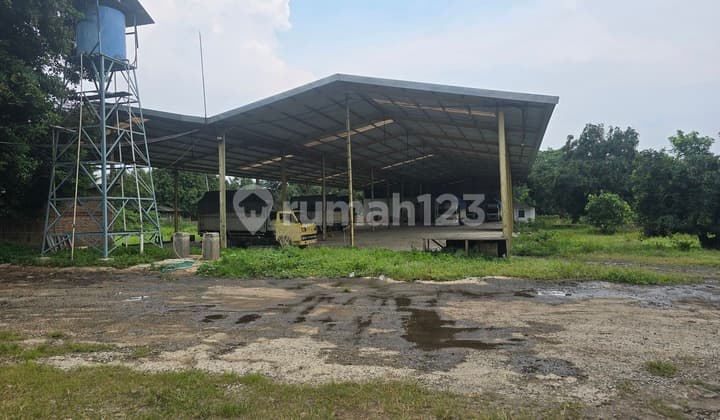 Dijual Tanah Zona Industri Pinggir Jalan Raya Siap Bangun