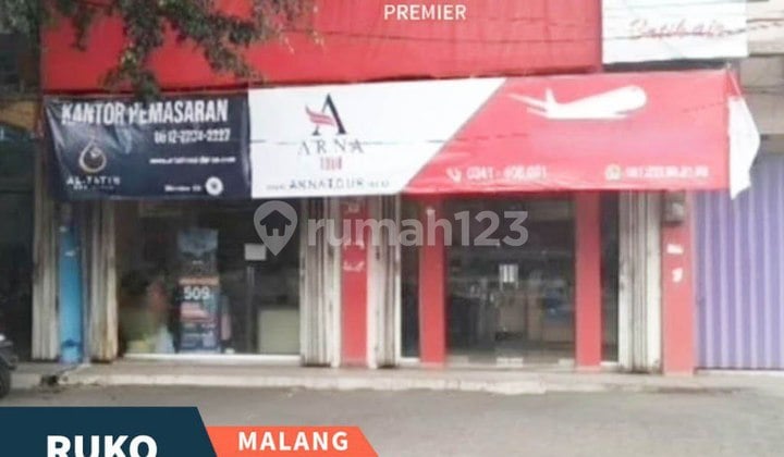 Dijual Ruko Luas di Poros Jalan Raya Soekarno Hatta Malang