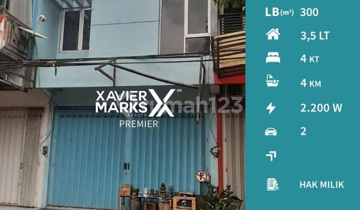 For Sale 3.5-Story Shophouse, Ready to Use, Near Jl. Kawi Atas, Central Malang City