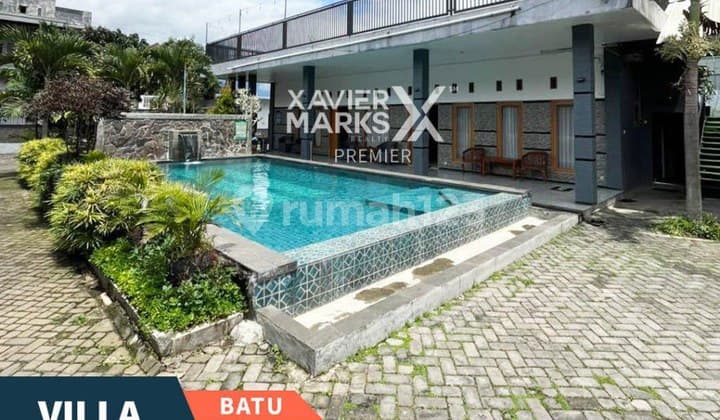 Dijual Vila Luas, Kolam Renang & View Gunung di Pesanggrahan Batu