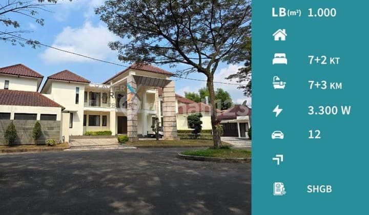 Dijual Rumah Luas dan Megah dengan Private Pool di Boulevard Ijen Nirwana, Tengah Kota Malang