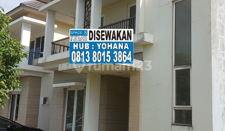 Disewakan Rumah Cluster Alam 9x20 Suvarna Sutera Cikupa Tangerang