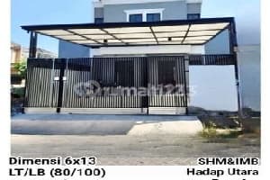 Rumah murah baru gress siap huni 2 lantai di Kuwukan sambikerep SHM