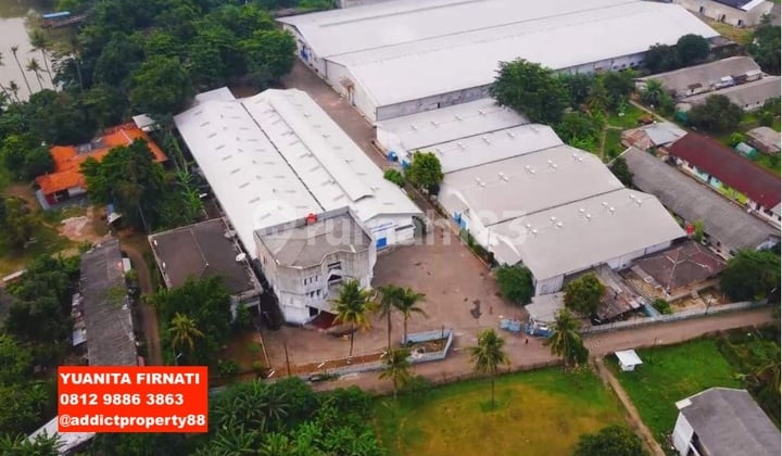 Factory in Tangerang Large Parking Space can Expand Building