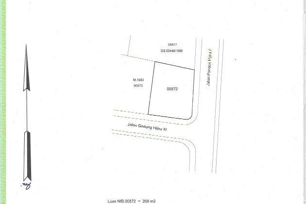 Kavling Pondok Indah Premium Area Siap Bangun Bentuk Tanah Bagus