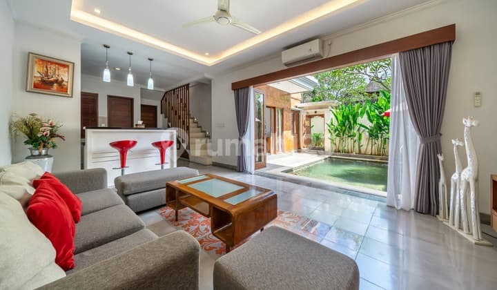 Villa Cantik Dan Modern Siap Huni 7 Menit Ke Pantai Jimbaran