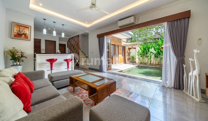 Villa Cantik Dan Modern Siap Huni 7 Menit Ke Pantai Jimbaran