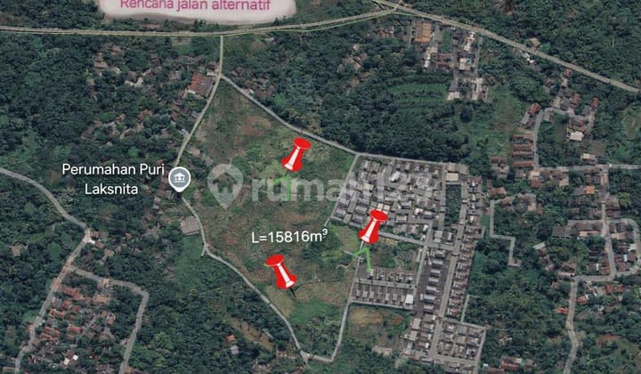 Dijual Tanah Seluas 1.6 Ha di Bogor