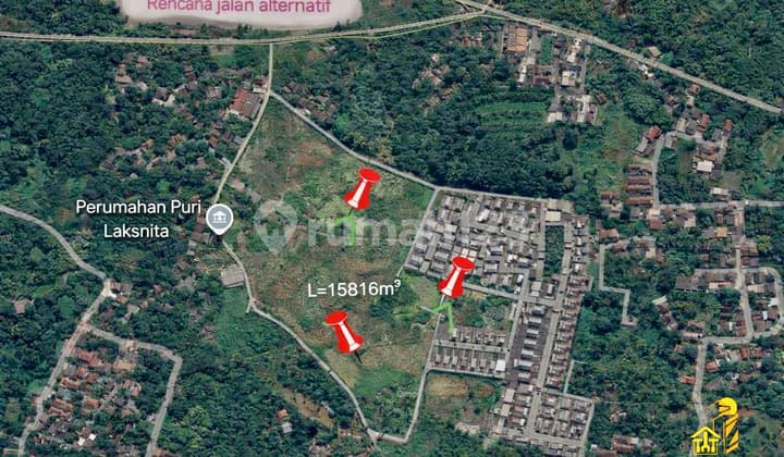 Dijual Tanah Seluas 1.6 Ha di Bogor