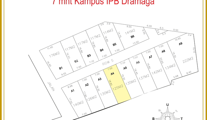 Tanah Kavling 7 Menit Dari Kampus Ipb Dramaga