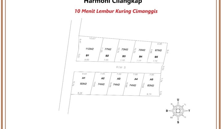 Dekat Akses Tol, Tanah, SHM, di Cilangkap Depok