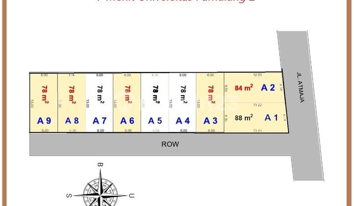 Dekat Akses Tol, Tanah, Dekat Universitas, di Pamulang